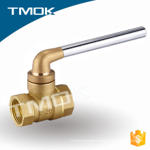 double female thread brass lockable ball valve with ss lock